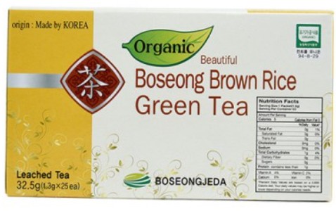 detail BOSUNG Zelený Čaj S Hnědou Rýží 25×1.3g (32.5g)