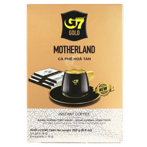 TRUNG NGUYEN Instantní Káva G7 Gold Motherland 252g