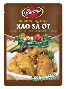 BARONA Kompletní Kořenící Omáčka- Smažená Citronová Chilli 80g