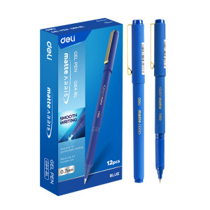 DELI Gelové Pero 0.7mm Modré EG84