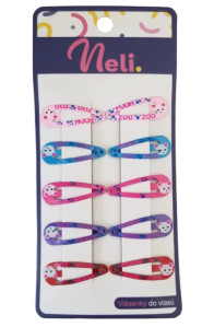 NELI Sponky Do Vlasů Tiny 3cm 12ks