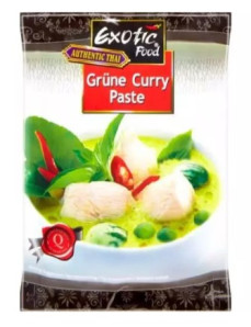 EXOTIC FOOD Zelená Kari Pasta 50g