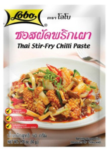 LOBO Thajská Restovaná Chilli Pasta 50g