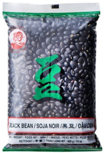 COCK BRAND Černé Fazole 400g