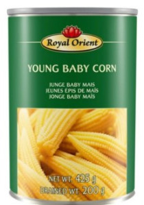 ROYAL ORIENT Baby Kukuřice 425g