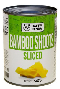 HAPPY PANDA Bambusové Výhonky Plátky 567g