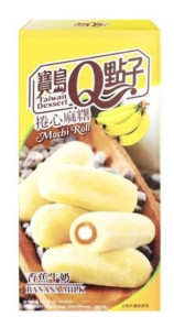 Q MOCHI Rýžové Rolky - Banán 150g