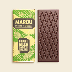 MAROU Mini Čokoládová Tyčinka S Kokosovém Mlékem BEN TRE 55% 24g