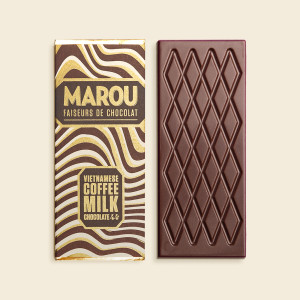 MAROU Mini Čokoládová Tyčinka Z Vietnamské Kávy Ca Phe Sua Da 24g