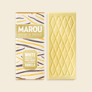 MAROU Mini Bílá Čokoládová Tyčinka 24g