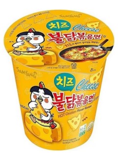 detail SAMYANG Buldak Cheese Instantní Ramen Nudle Se Sýrem Cup 70g