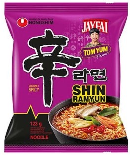 detail NONGSHIM Shin Rymyun Tomyum 123g PURPLE
