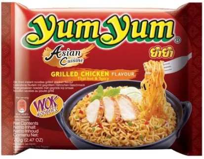 detail YUMYUM Instantní Nudle S Příchutí Grilovaného Kuřete 70g