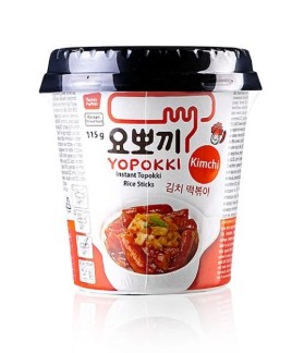 detail YOPOKKI Instantní Rýžové Koláčky Kimchi 115g