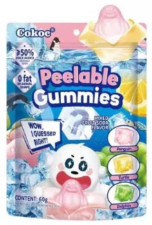 detail COKOC Gumové Bonbóny Ovocná Soda 60g