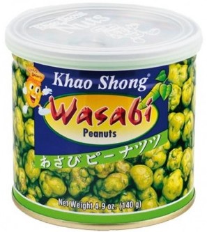 detail KHAO SHONG Hrášky S Příchutí Wasabi 140g