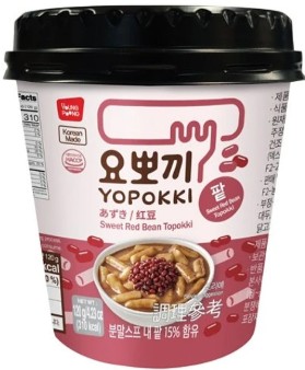 detail YOPOKKI Topokki Red Bean 120g
