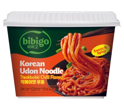detail BIBIGO Udon Nudle S Topokki Chilli Omáčkou 187,2 g