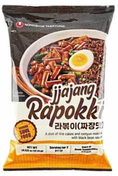 detail NONGSHIM Topokki s omáčkou Ramyun a Jjajang 414g