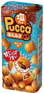 detail MEIJI Pucca Sušenky Salt Milk 39g (JP)