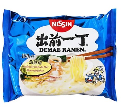 detail NISSIN DEMAE Instantní Ramen Nudle S Příchutí Sójové Omáčky100g