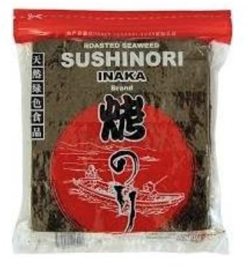 detail INAKA Mořské Řasy Nori (Červený Obal) 140g