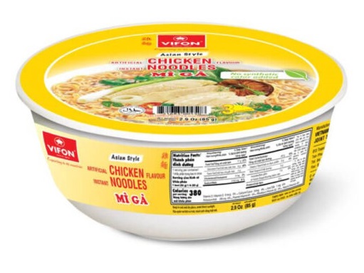 detail VIFON Instantní Nudle Kuřecí BOWL 85g