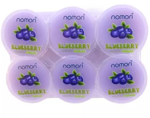 detail NOMORI Pudding S Želé S Příchutí Borůvky 432g