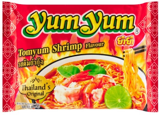detail YUM YUM Instantní Nudle S Příchutí Tomyum 70g