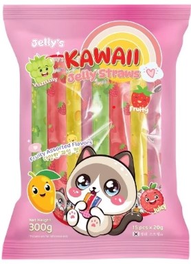 detail KAWAII Ovocné Pudding Želé Tyčinky 300g