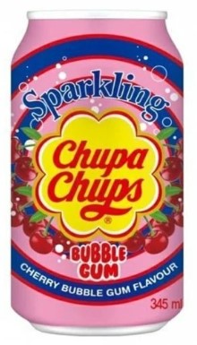 detail CHUPA CHUPS Soda S Příchutí Bubble Gum 345 ml