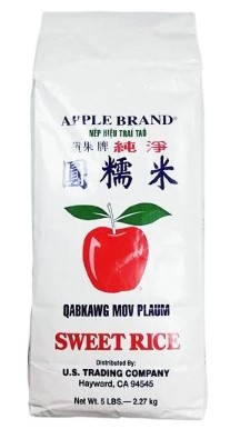 detail APPLE BRAND Lepkavá Rýže 2,27kg