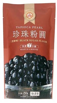 detail WU FU YUAN Černé Tapiokové Z Hnědého Cukru 250g