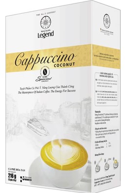 detail TRUNG NGUYEN Cappuccino Coconut 216g