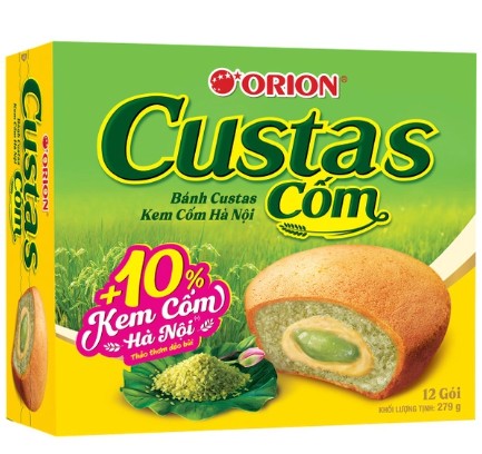detail ORION Custard S Příchutí Zelené Rýže 279g