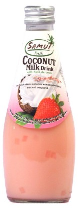detail SAMUI kokosový nápoje s příchutí jahodová 290ml