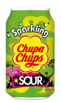 detail CHUPA CHUPS Nápoj S Příchutí Zeleného Jablka 345ml