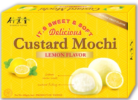 detail BAMBOO HOUSE Custard Mochi S Přichutí Citronovou 180g