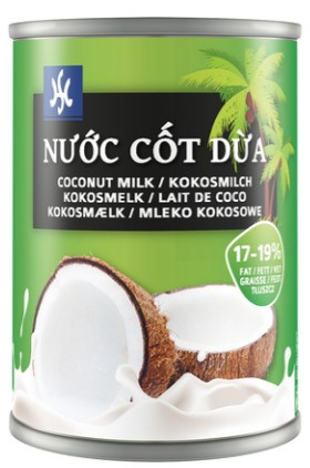 detail HS Kokosové Mléko 17-19% tuku 400ml