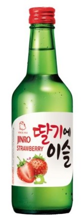 detail JINRO Soju S Jahodovou Příchutí 13% alk. 360ml
