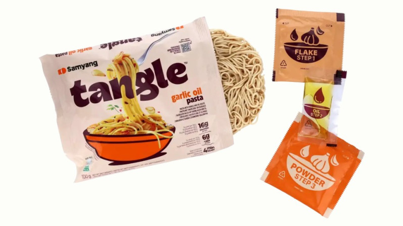 detail SAMYANG - Tangle Oil Garlic Nudle 105g