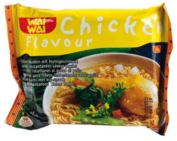 detail WAI WAI Instantní Nudle S Kuřecí Příchutí 60g