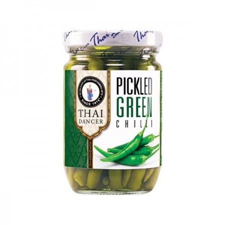 detail THAI DANCER Nakládané Zelené Chilli 200g