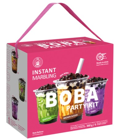 detail O´s BUBBLE Bubble Tea Boba Partykit 360g