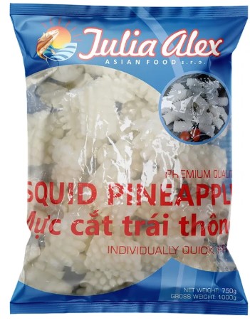 detail JULIA ALEX Kalamáry Peruánské Syrové Ve Tvaru Ananasu 1kg
