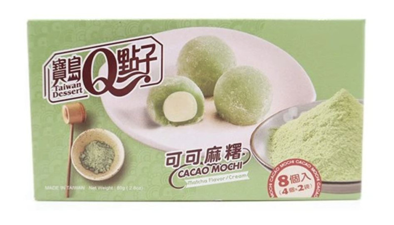 detail Q Mochi rýžové koláčky matcha 80g