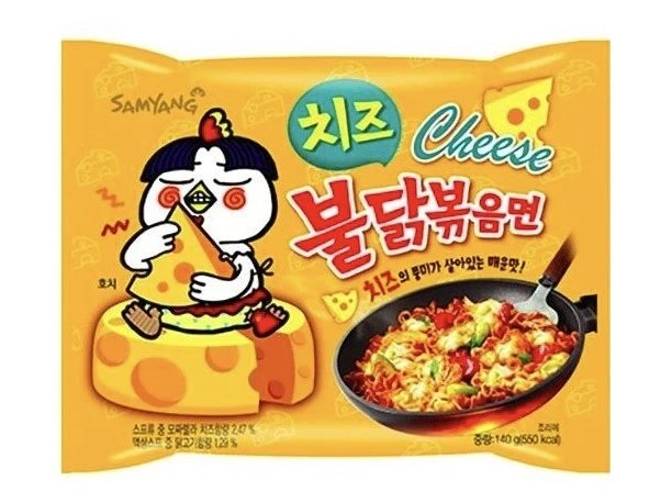 detail SAMYANG Buldak Ramen S Příchutí Cheese 140g