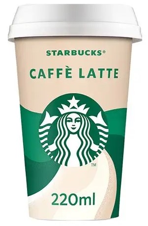detail STARBUCKS Caffe Latte 220ml