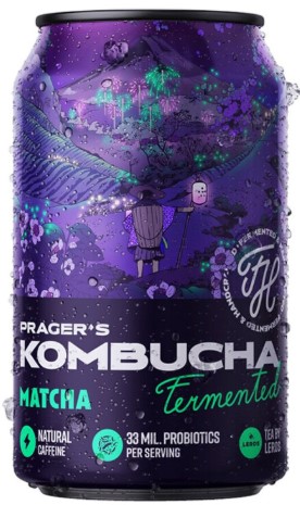 detail Prager's Kombucha Matcha 330ml