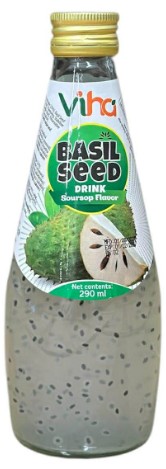 detail VIHA Basil Seed Nápoje S Příchutí Gravioly 290ml